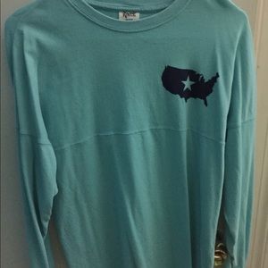 Cute blue long sleeve shirt